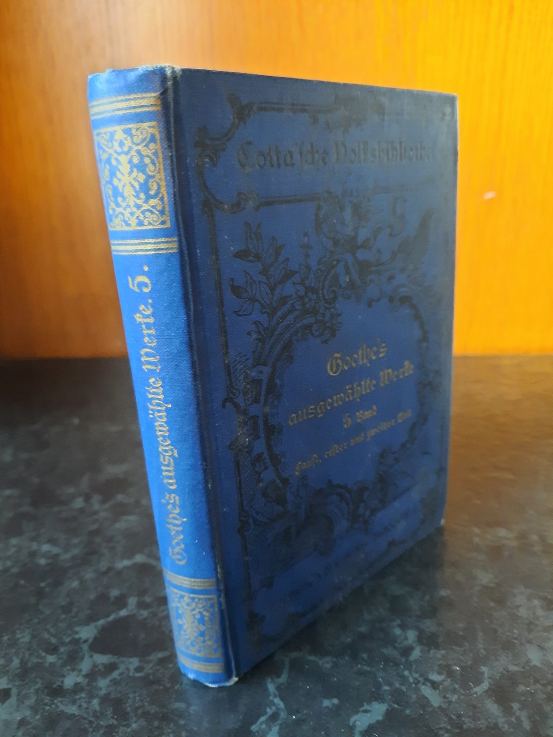 Goethes ausgewählte Werke in 12 Bänden.“ (Johann Wolfgang von